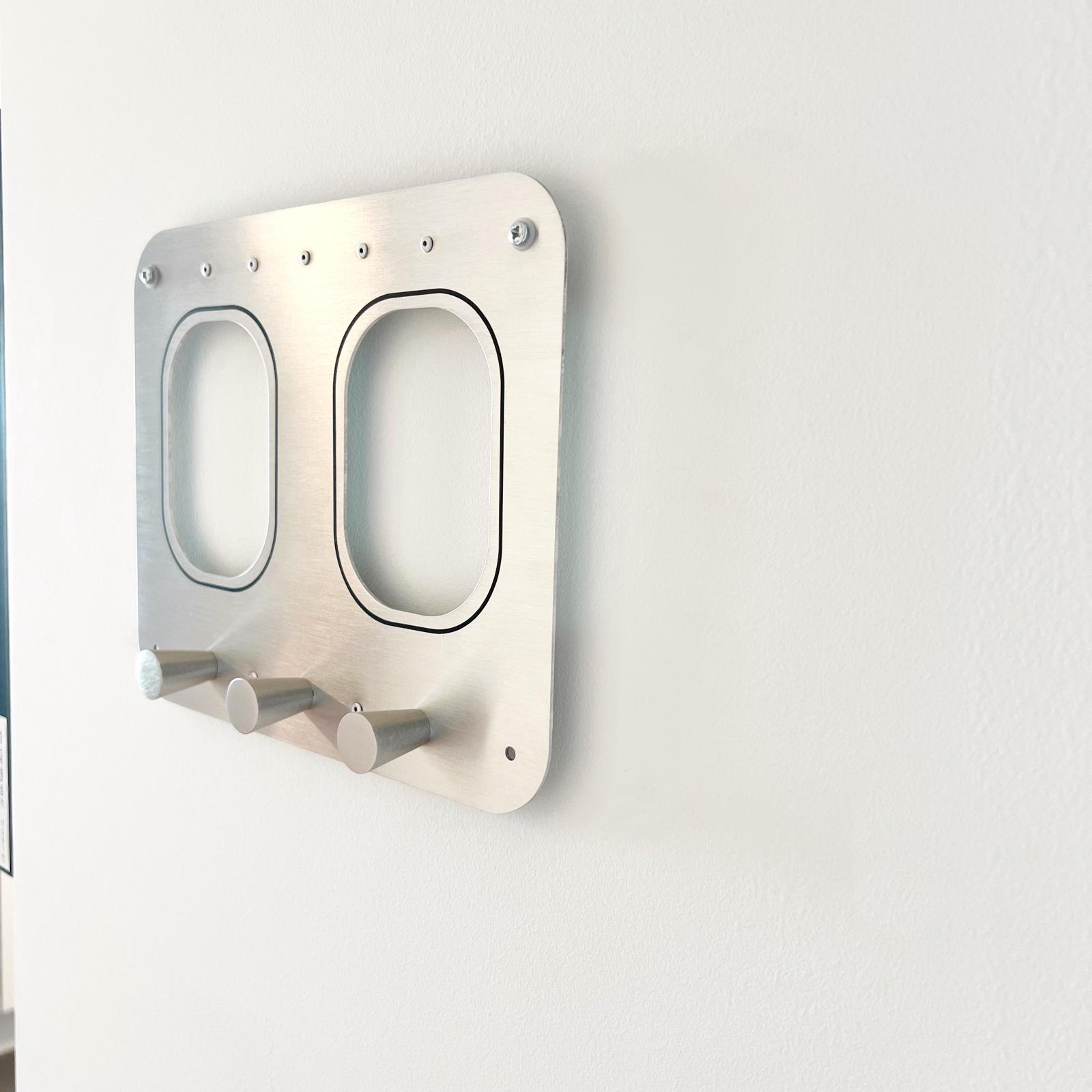 aircraftwindows Coat Racks 2er Garderobe Aluminium Standard