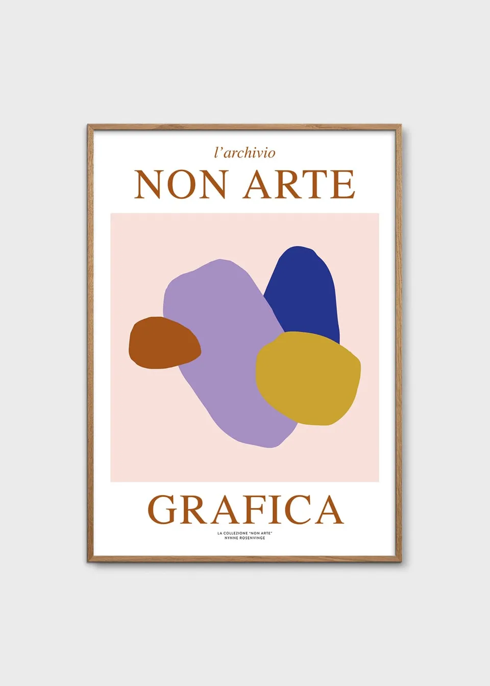 The Poster Club Non Arte Grafica 02 Kunstdruck 50x70 cm Rosa