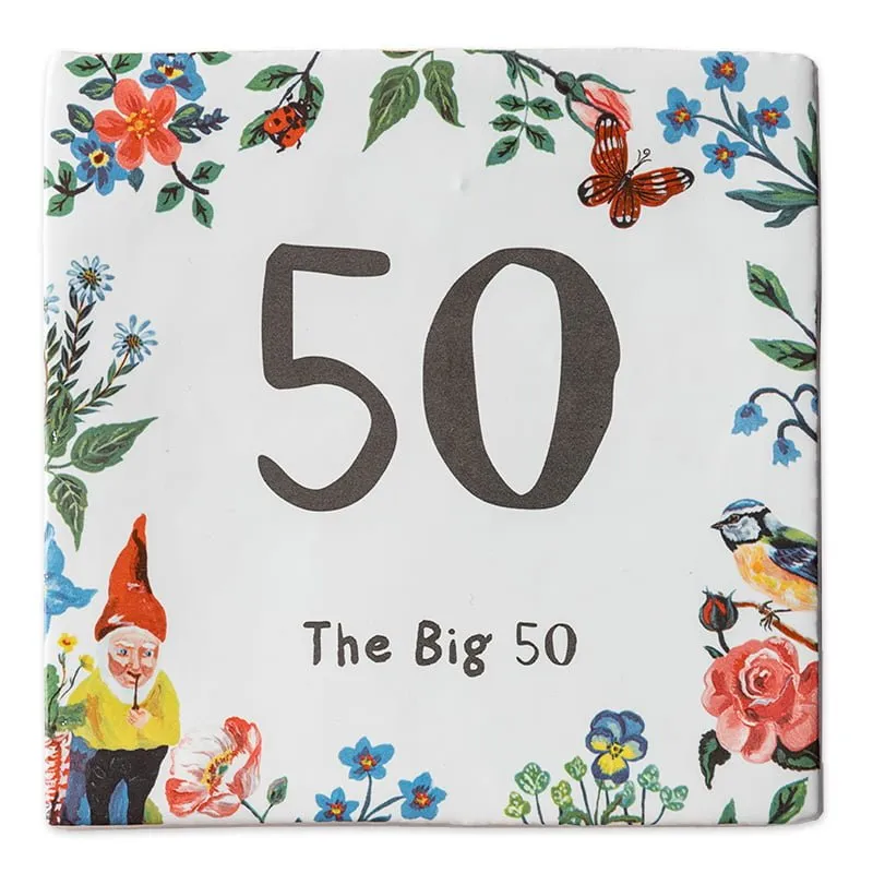 Storytiles Delft Blue Kaboutertje Wandfliese S 10x10 cm Glückwunsch