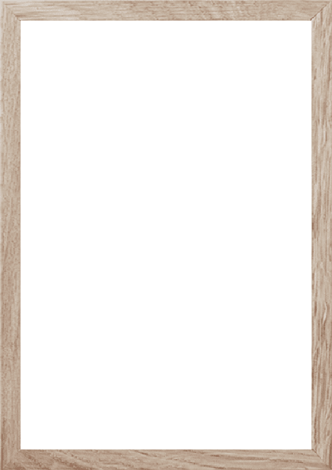 The Poster Club Frames Oak Frame Bilderrahmen 30x40 Eiche