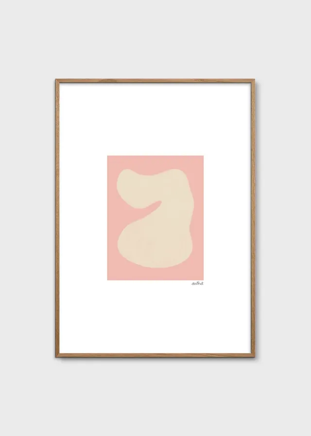 The Poster Club Art Prints Shape Study 01 Poster 30x40 beige