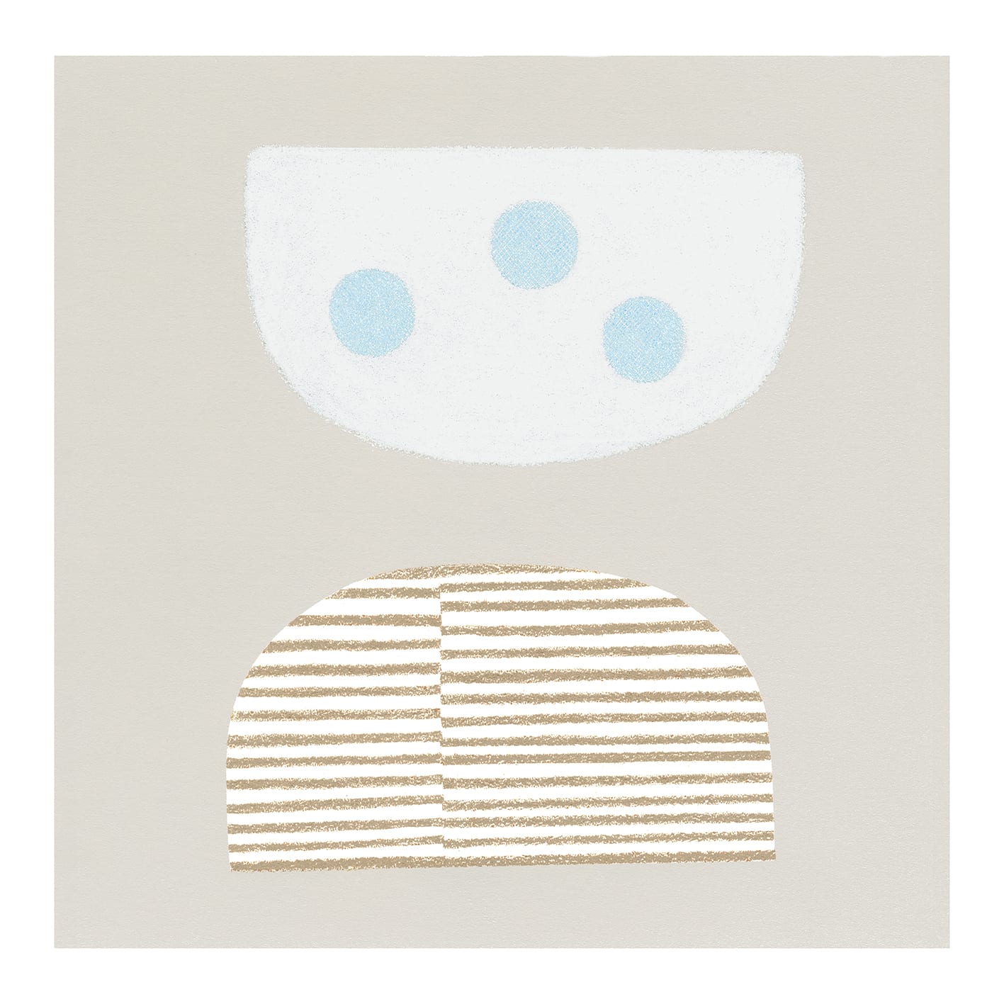 The Poster Club Art Prints Blue Eggs Poster 50x50 Blau
