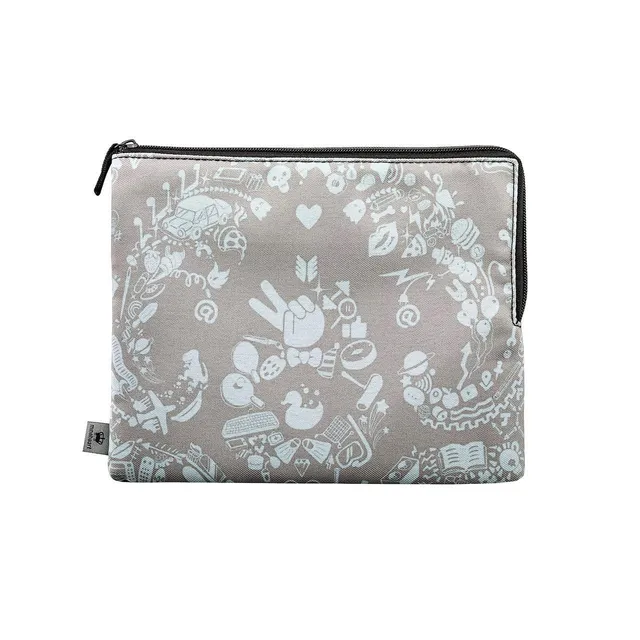 Mineheart New World Damask Clutch grau-blau recycelt small
