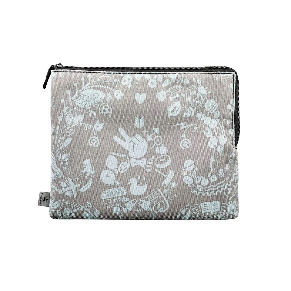Mineheart New World Damask Clutch grau-blau recycelt small