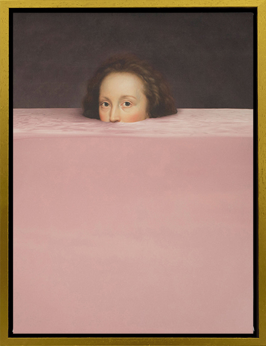 Mineheart Wall Art Submerged-4 Leinwandbild rosa 30x41cm