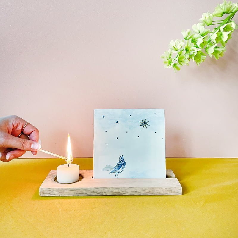 StoryTiles Tile Holders Tile & Candle Halter für Fliese