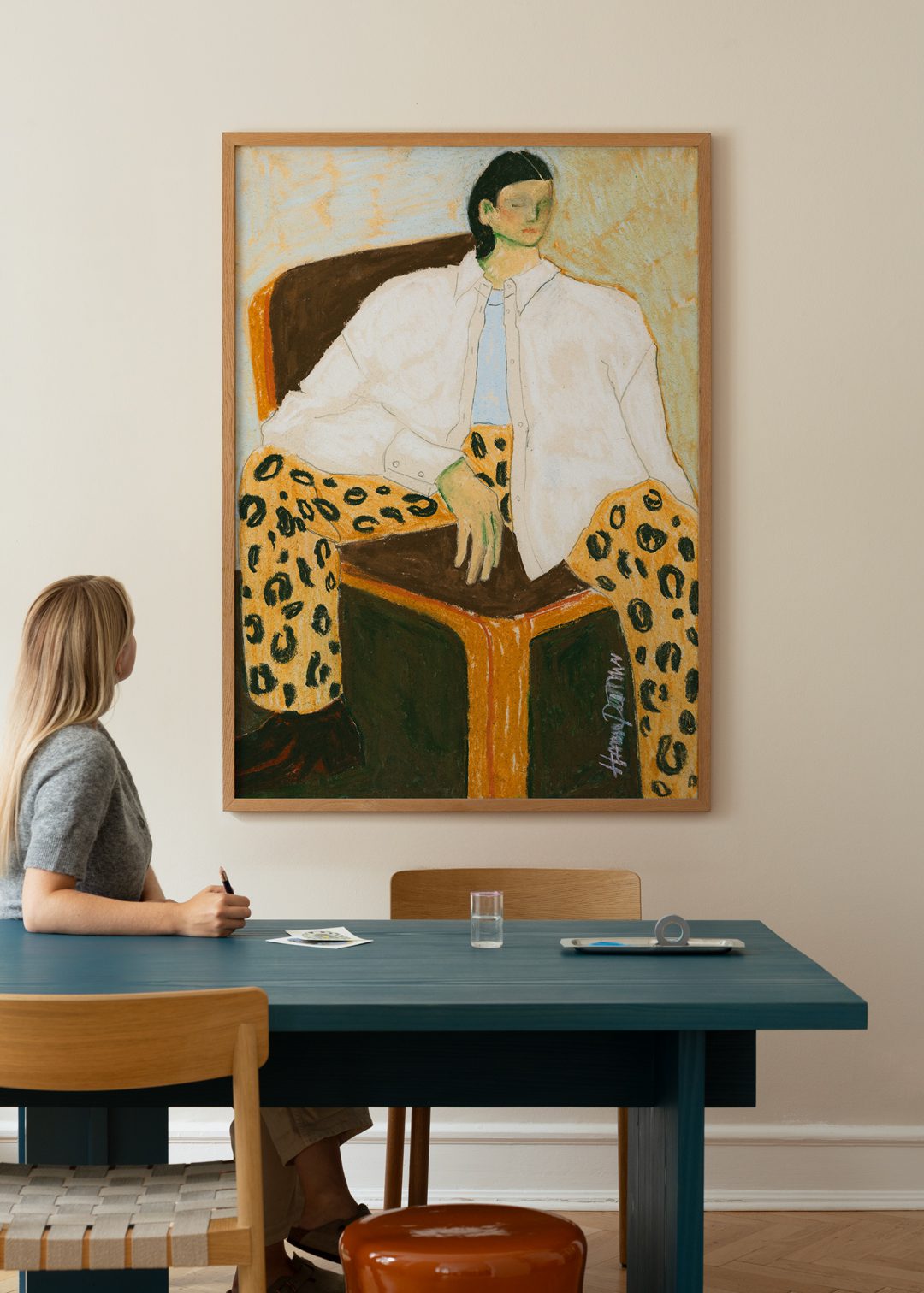 The Poster Club Fashion Diva 01 Poster 30x40 cm beige-braun
