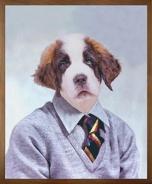 Mineheart Wall Art Bernard Canvas Hund 40,6x50,8cm