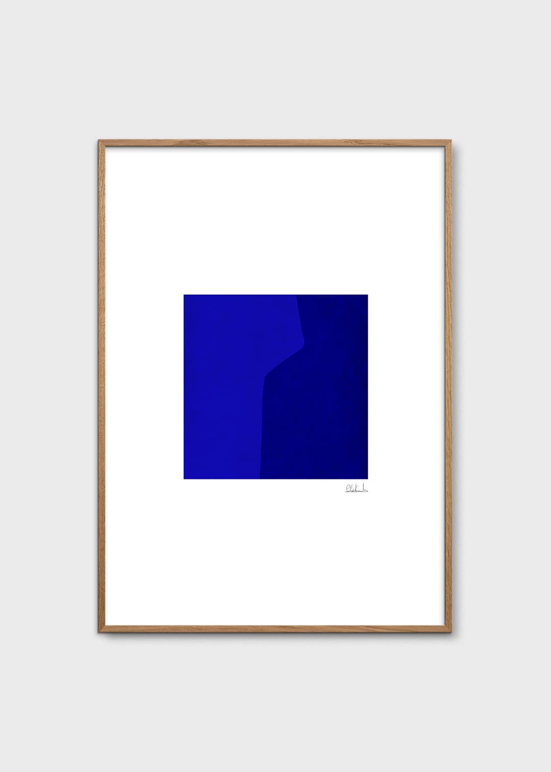 The Poster Club Art Prints Midnight Poster 50x70 cm Mitternachtsblau