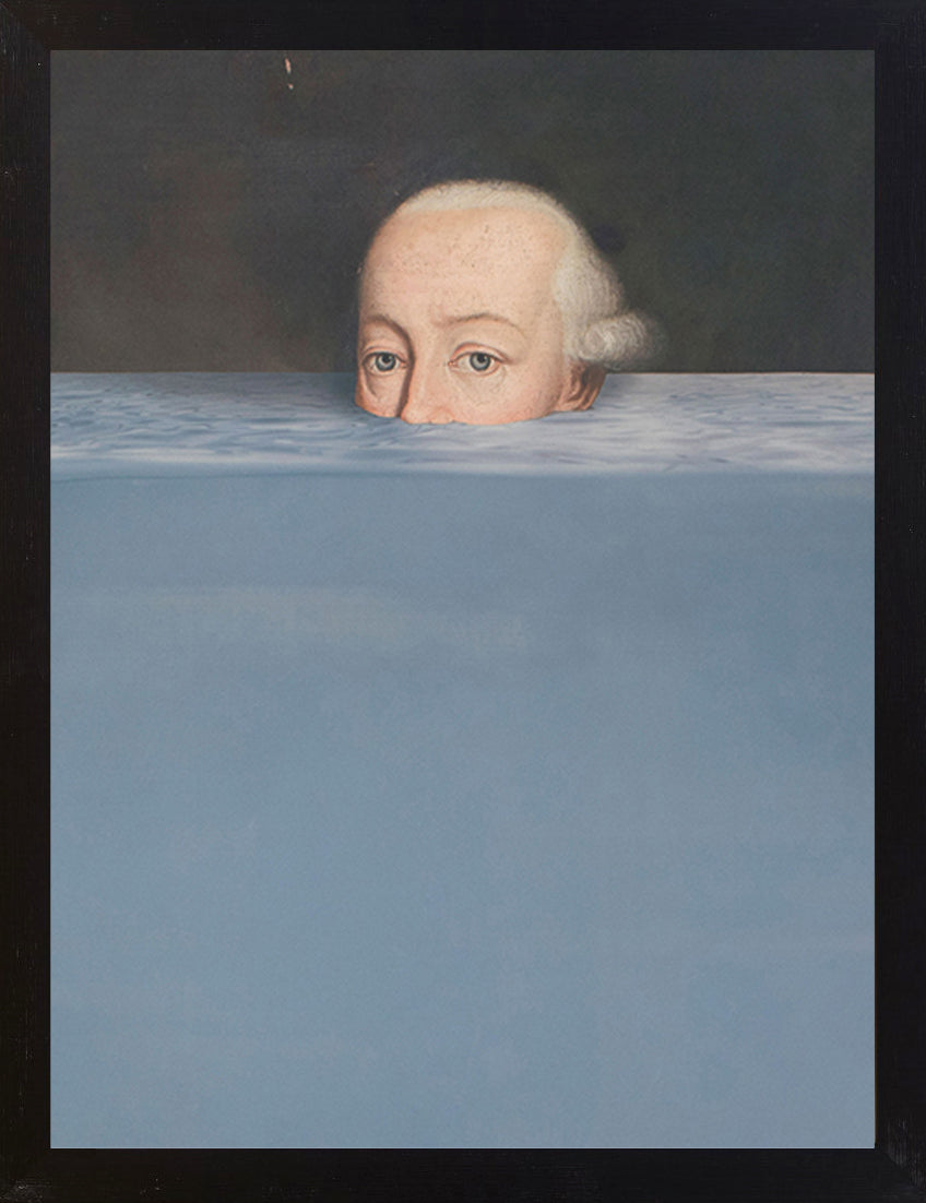 Mineheart Submerged-1 Leinwandbild Blau 21x30 cm
