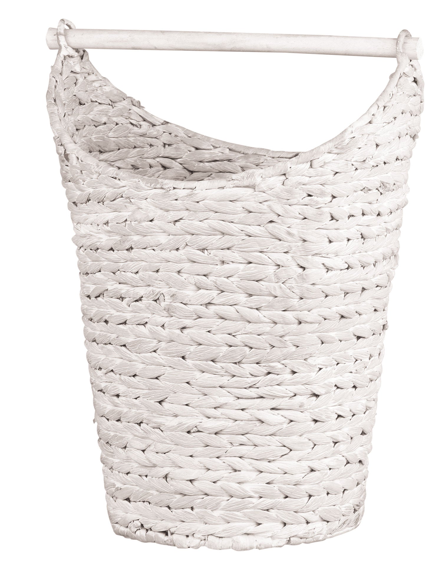 LS-LebenStil Klorollen-Halter Deko-Korb Shabby Weiß 40cm