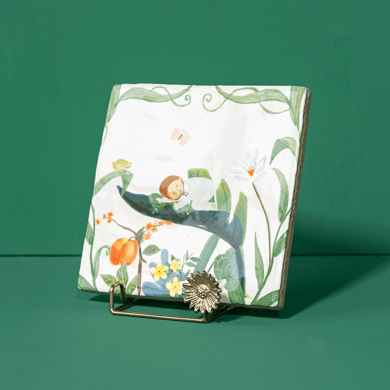 Storytiles Tile Holders Golden Holdie Daisy Halter Gold