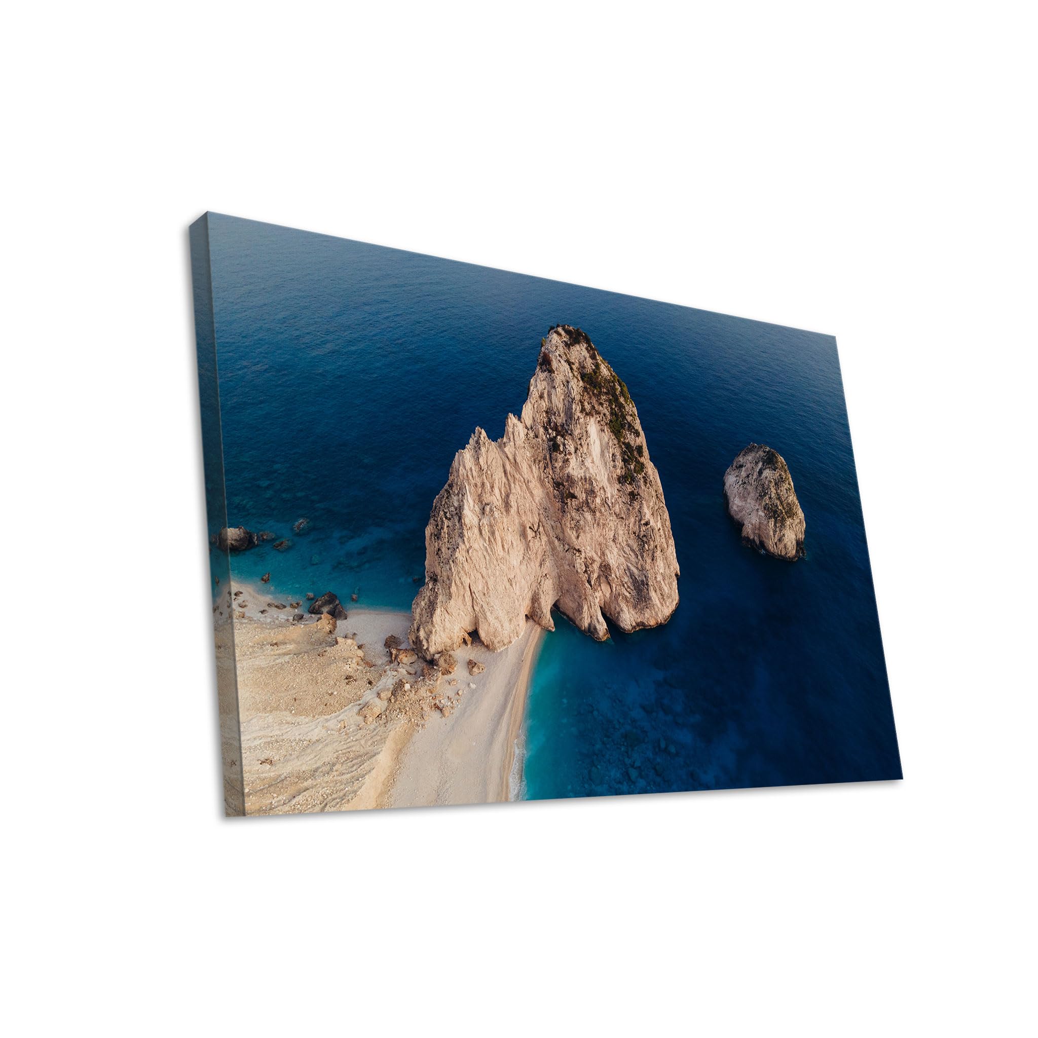 Hustling Sharks Wandbilder Felsformation Strand Leinwandbild 30 x 40 cm