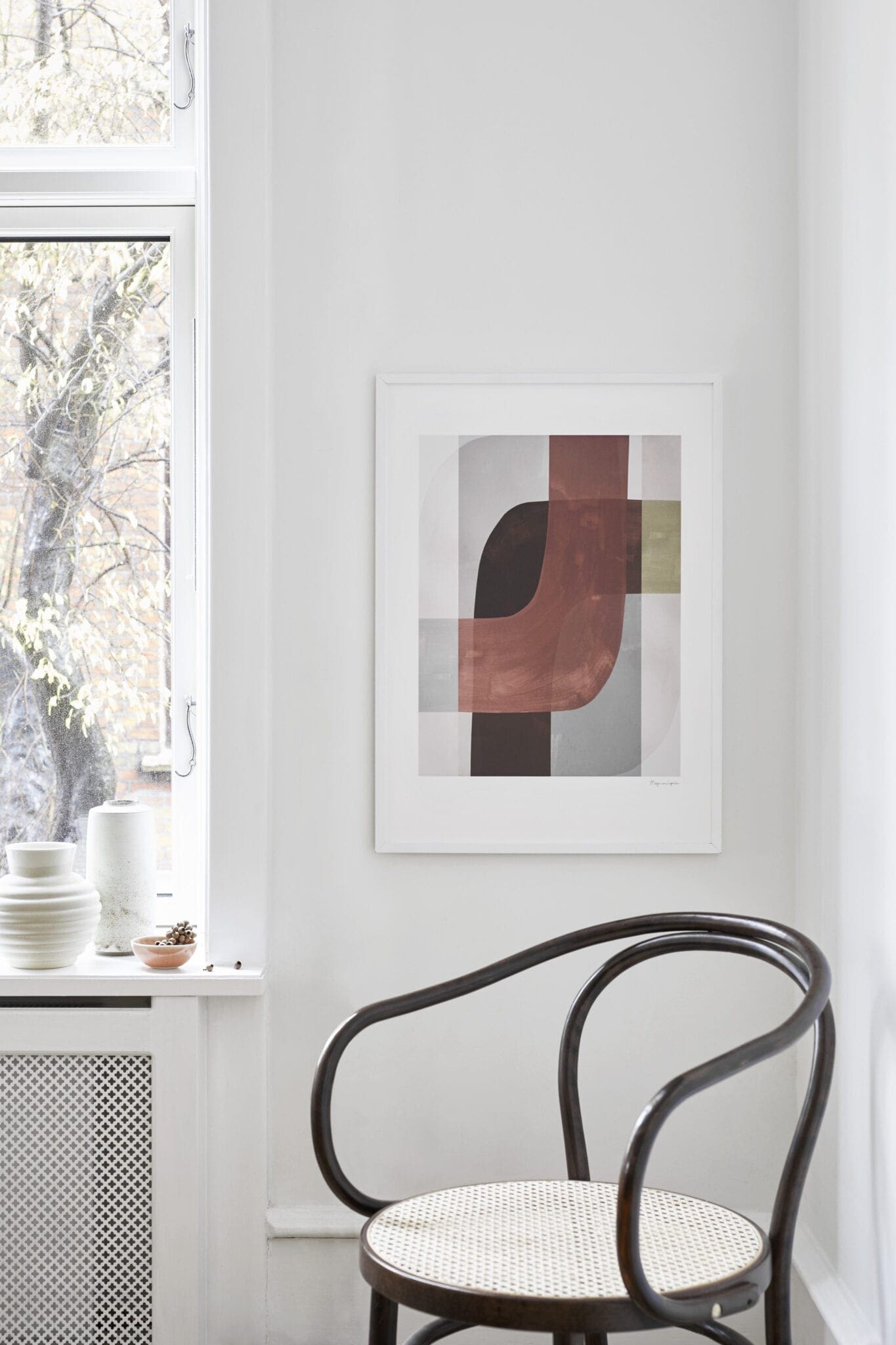 The Poster Club Flow Poster 50x70 braun-beige