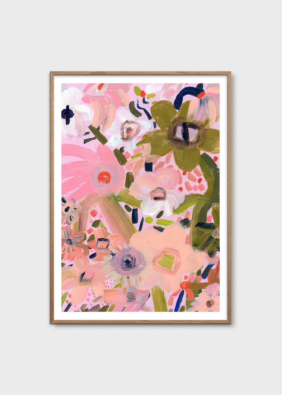 The Poster Club Art Prints Joyful Dance Kunstdruck 30x40 cm rosa