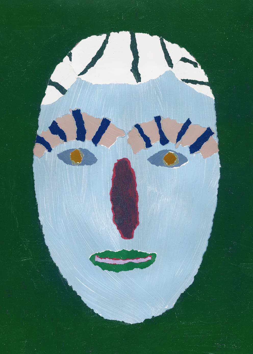 The Poster Club Art Prints Bright Hair Portrait Leinwand 30x40