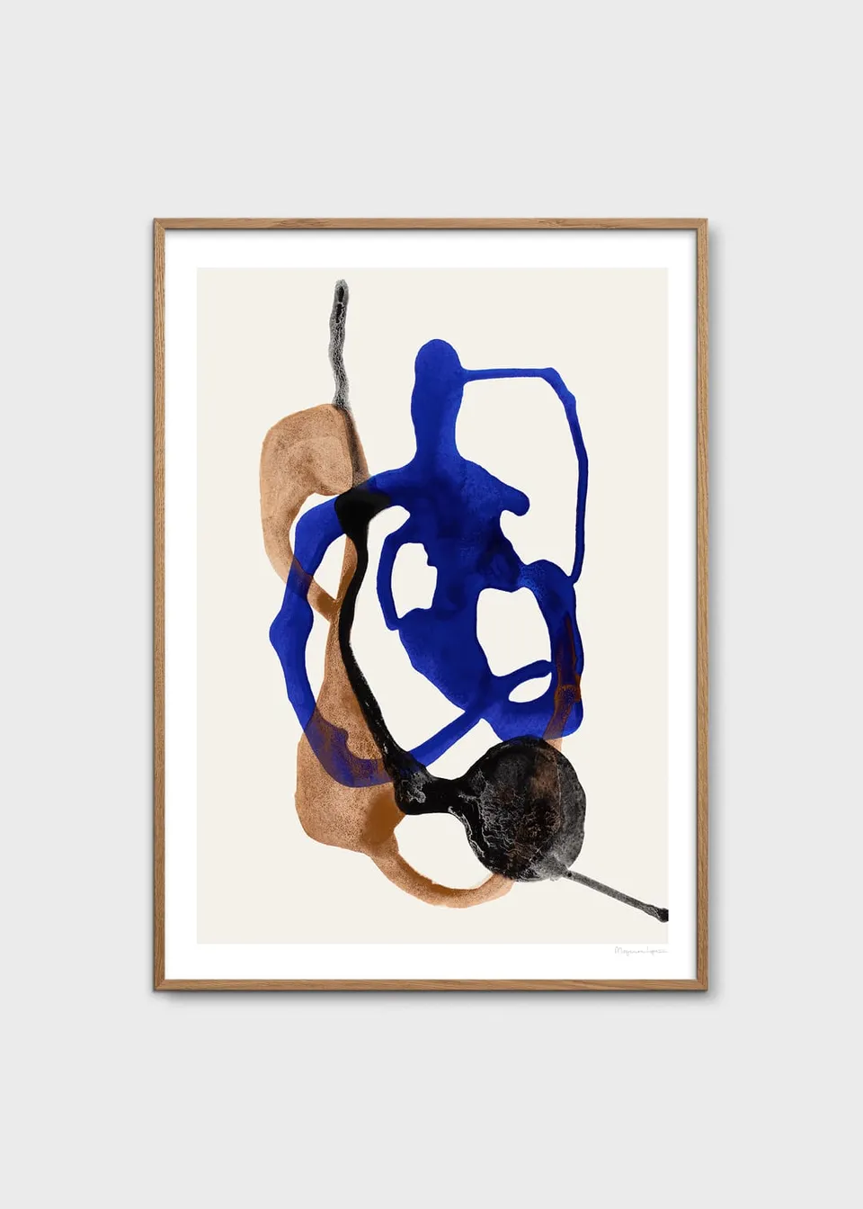 The Poster Club Art Prints Float Poster 30x40 cm beige