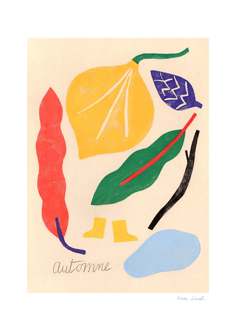 The Poster Club Art Prints Fall Poster 30x40 cm botanisch