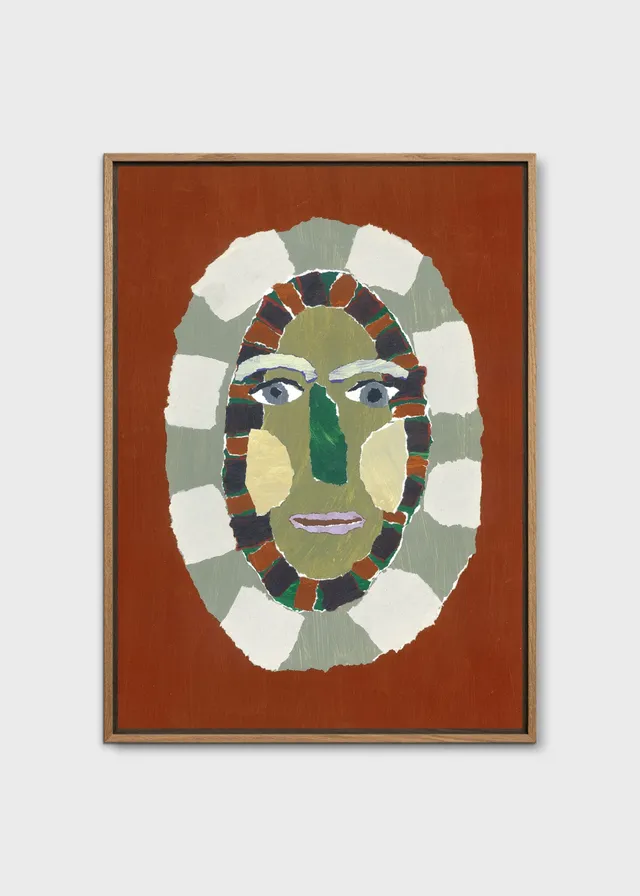 The Poster Club Collar Portrait Leinwand 30x40 cm bunt