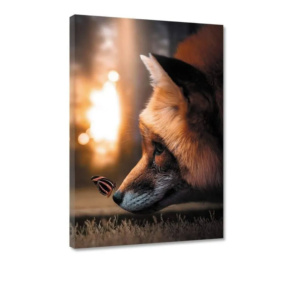Hustling Sharks Wandbilder Der Fuchs Wandbild 30x45 Tierbild