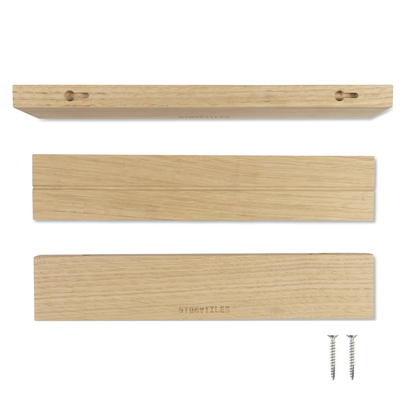 Storytiles StoryShelf Wandregal S 34 cm Holz für Fliesen