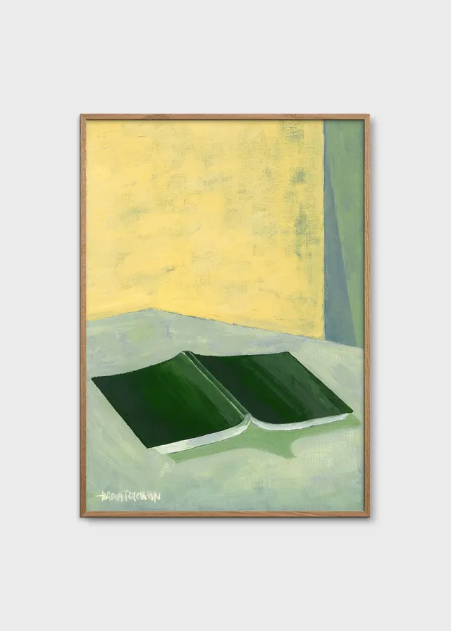 The Poster Club Art Prints The Book Poster 30x40 cm grün