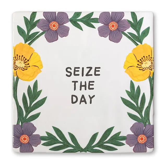 Storytiles Delft Blue Bloemenseizoen Wandfliese 10x10 cm personalisierbar