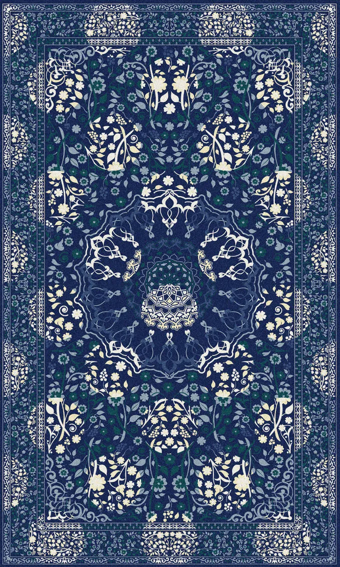 Mineheart Midnight Moods Teppich 250x150 blau Perser