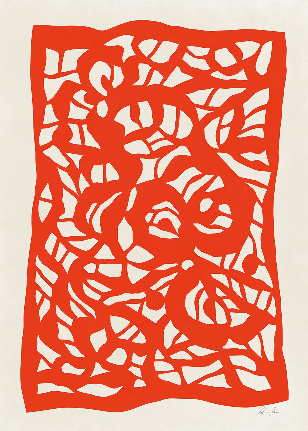 The Poster Club Root no. 04 Poster 30x40 cm rot