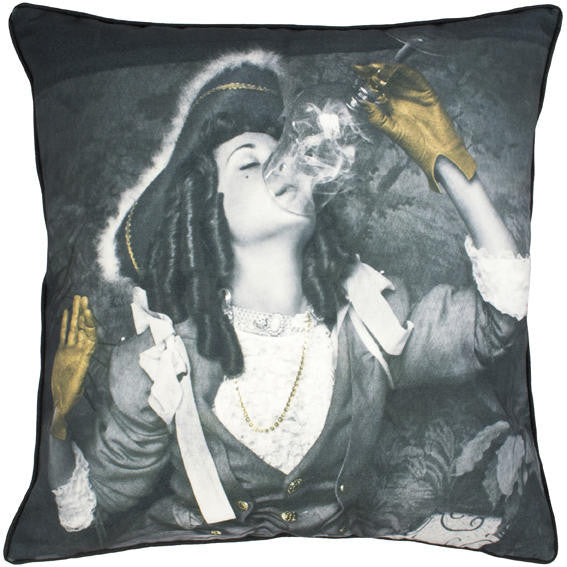 Mineheart Cushions Air Gold Samtkissen 40x40 Frau