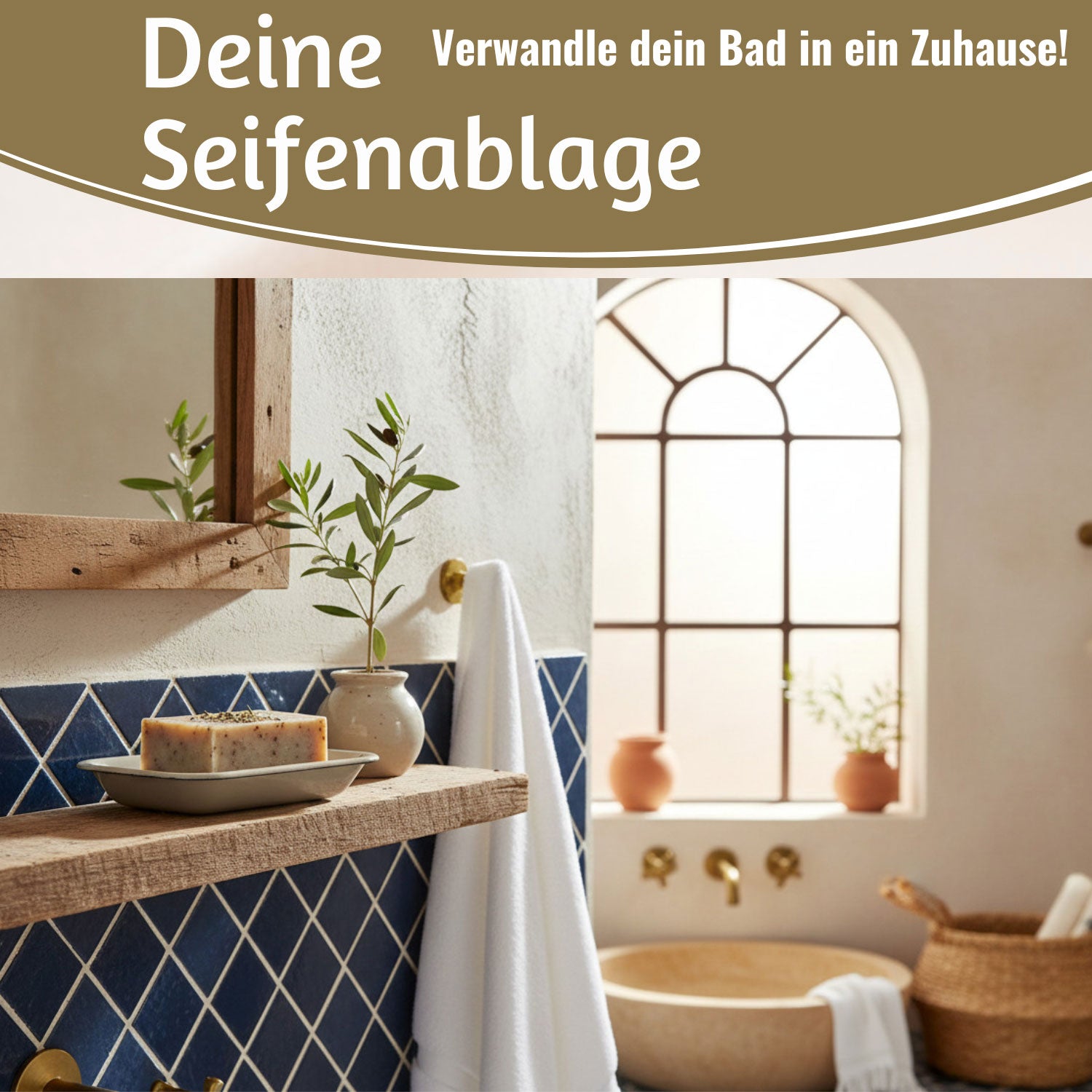 Ib Laursen Altum Seifenschale Emaille beige 15cm mit Ablauf 2-tlg