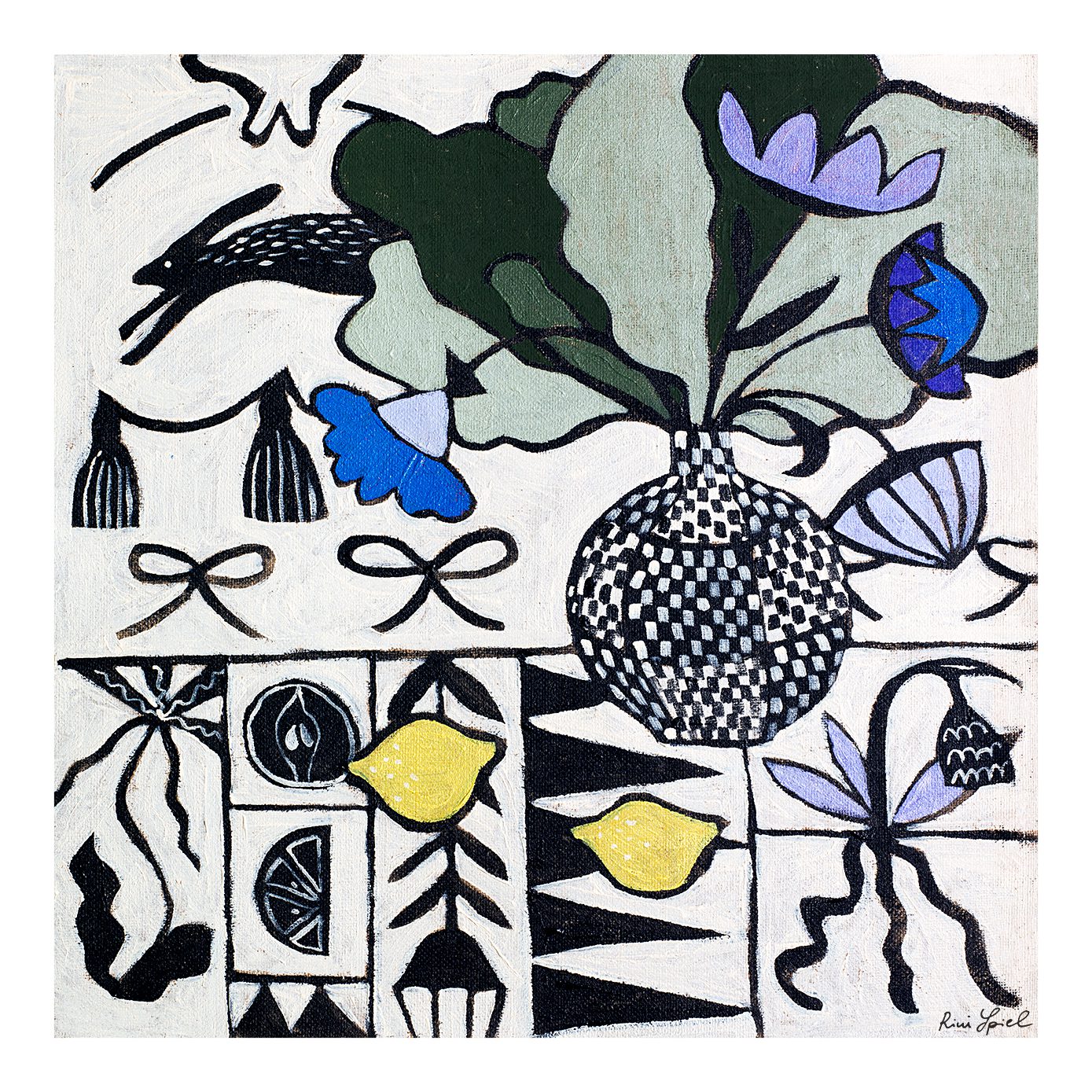 The Poster Club Art Prints Lime Poster 50x50 cm abstrakt