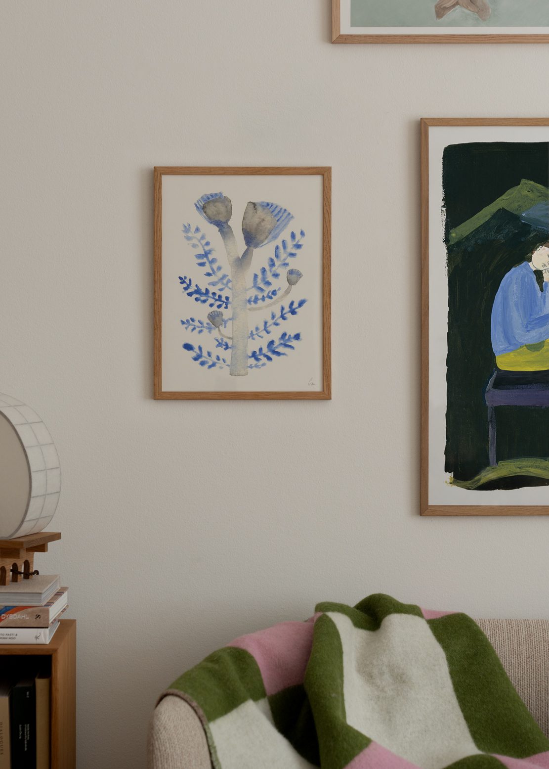 The Poster Club Art Prints Januari Poster A4 blau