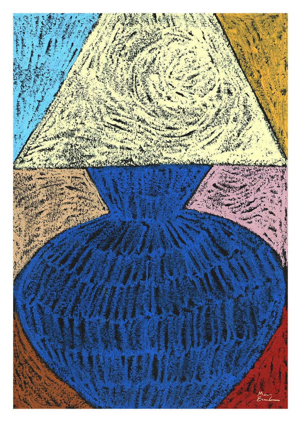 The Poster Club Art Prints Lamp Poster A4 Bunt