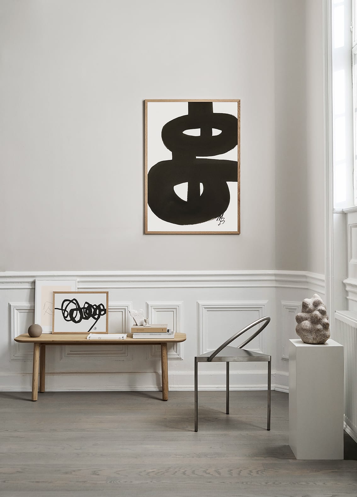 The Poster Club No 02 Poster 30x40 schwarze Linien
