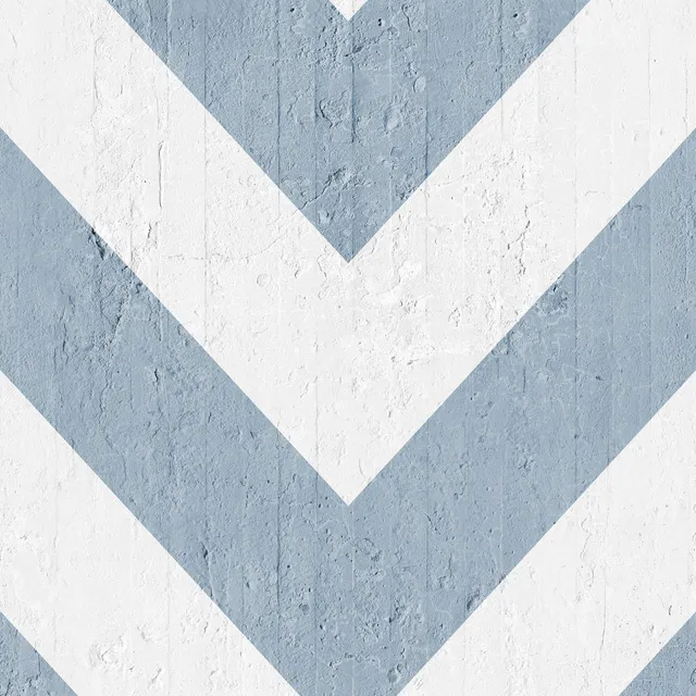 Mineheart Navy Geometric Stripes Tapete A3 Muster blau geometrisch