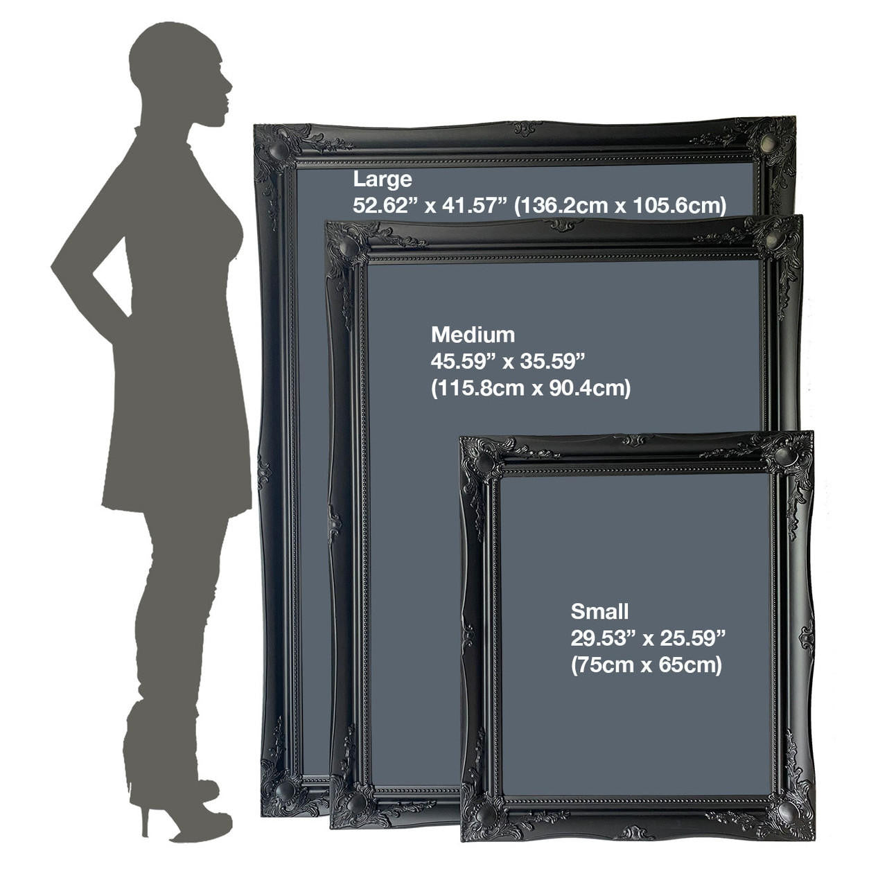 Mineheart Noble Barbara Wandbild petrol 61x81 cm