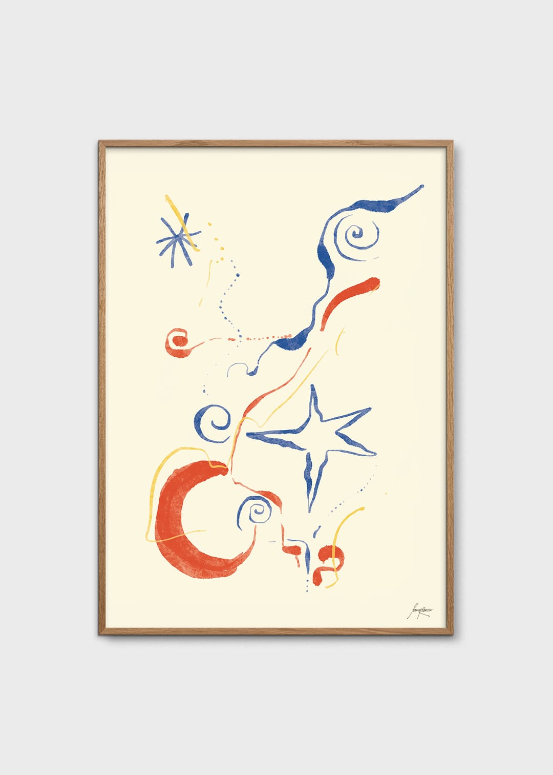 The Poster Club Nos Encontramos Kunstdruck 30x40 abstrakt
