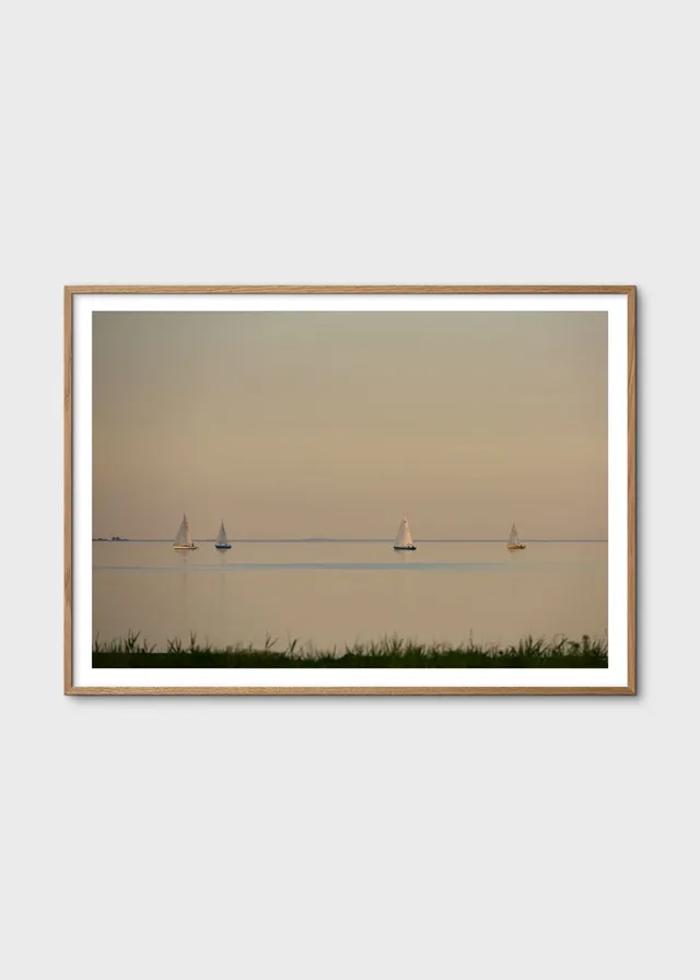 The Poster Club Art Prints Lolland Poster 30x40 cm grau