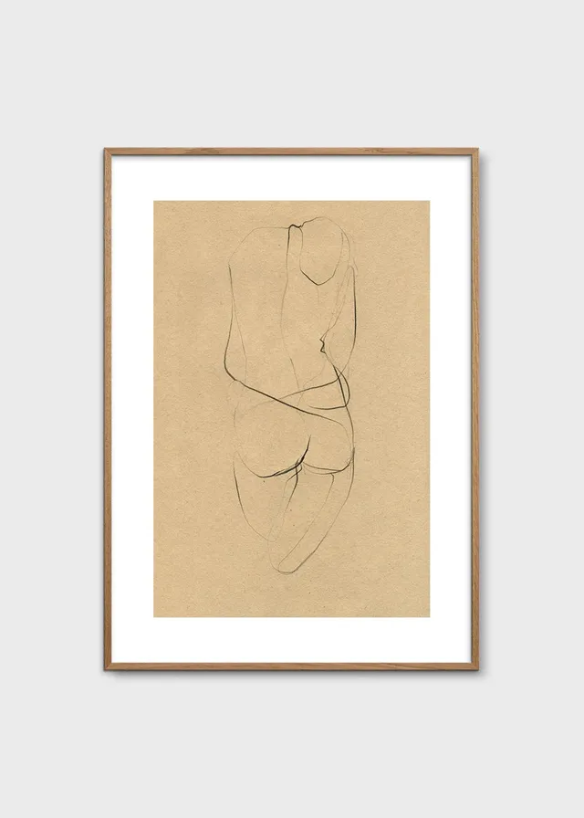 The Poster Club Art Prints Nude 02 Poster 30x40 cm Akt