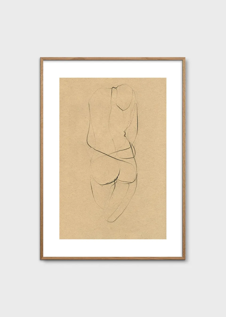 The Poster Club Art Prints Nude 02 Poster 30x40 cm Akt
