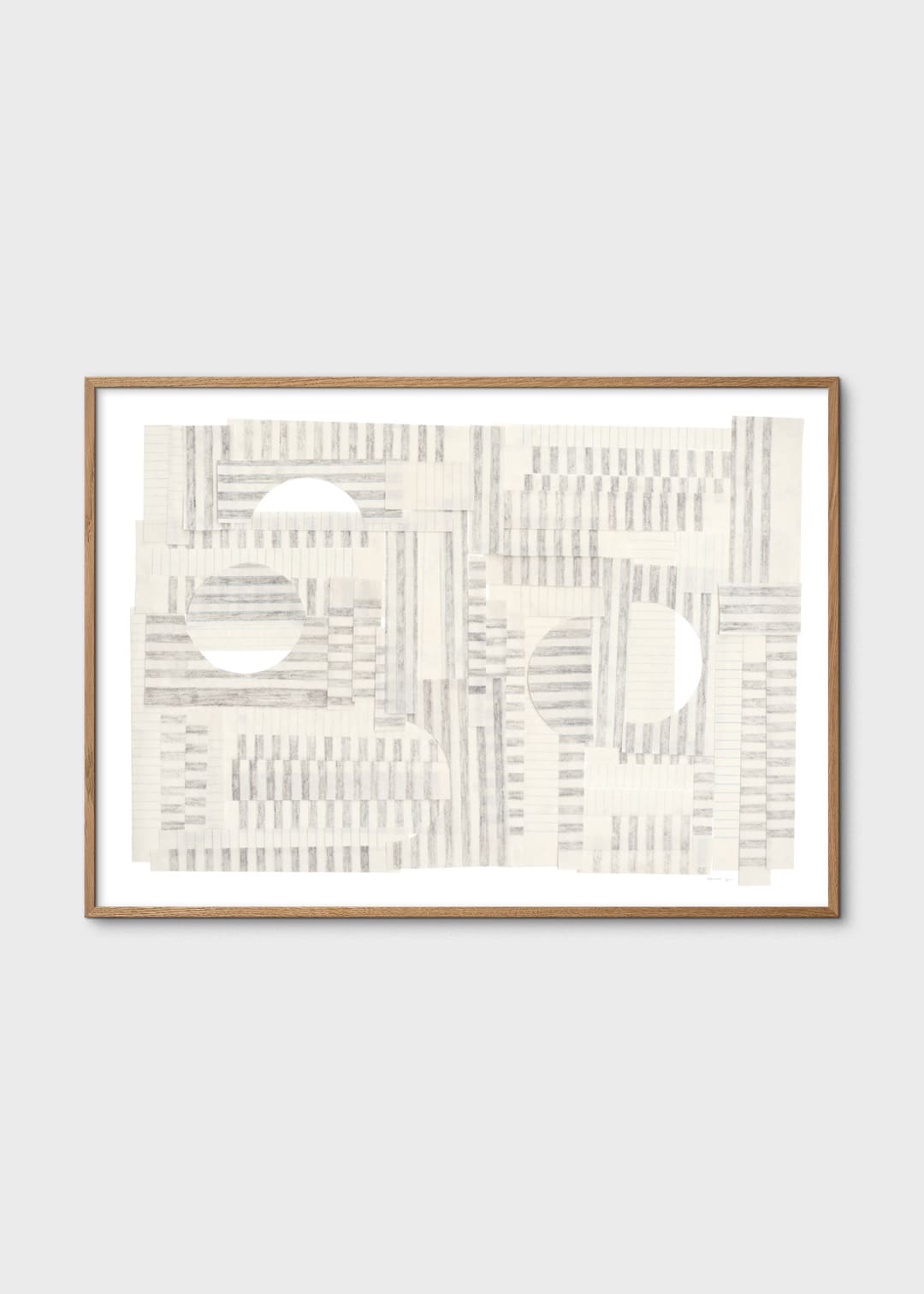 The Poster Club Balance No. 101 Poster 50x70 cm beige grau