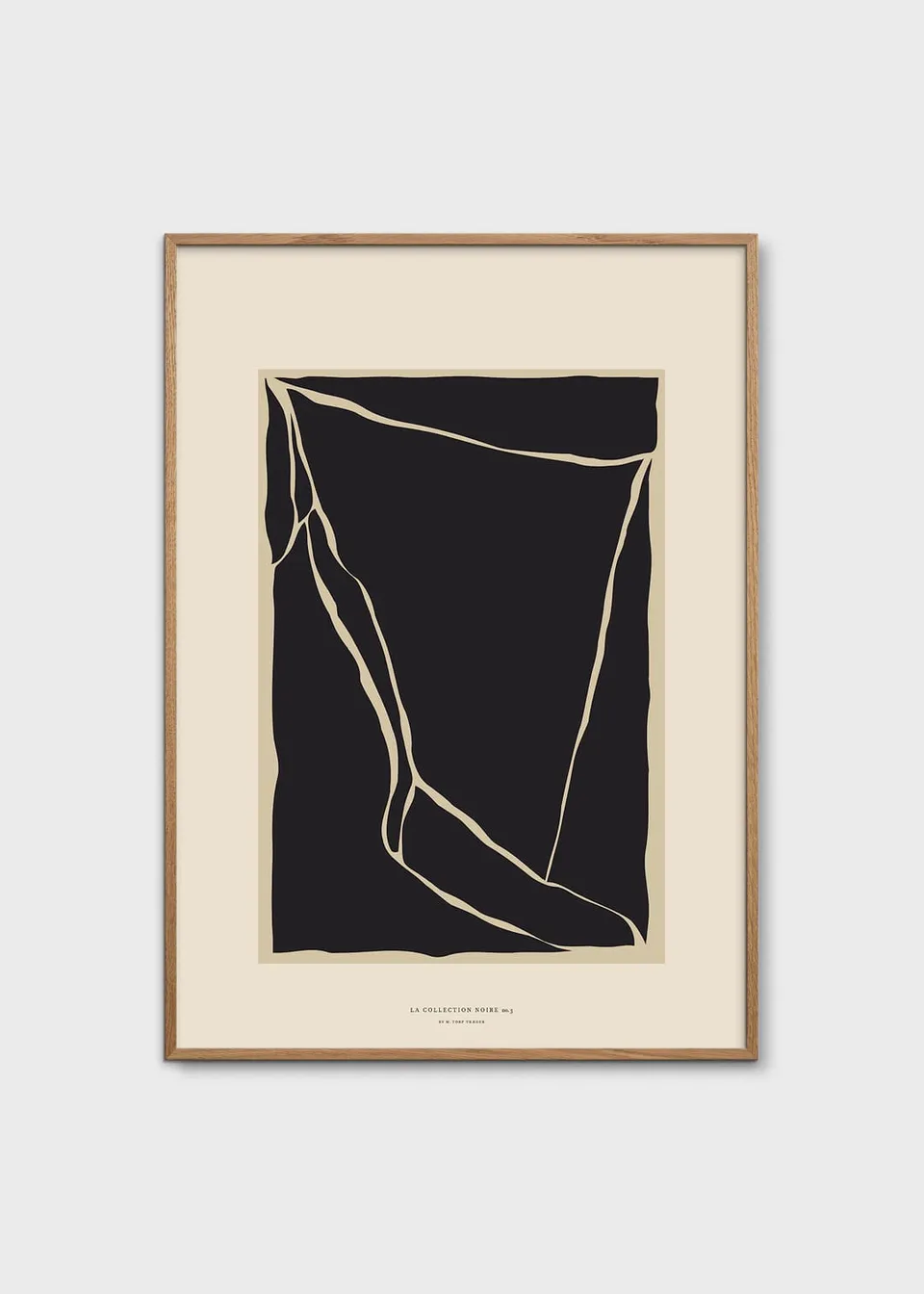 The Poster Club Art Prints Form Poster A4 beige schwarz