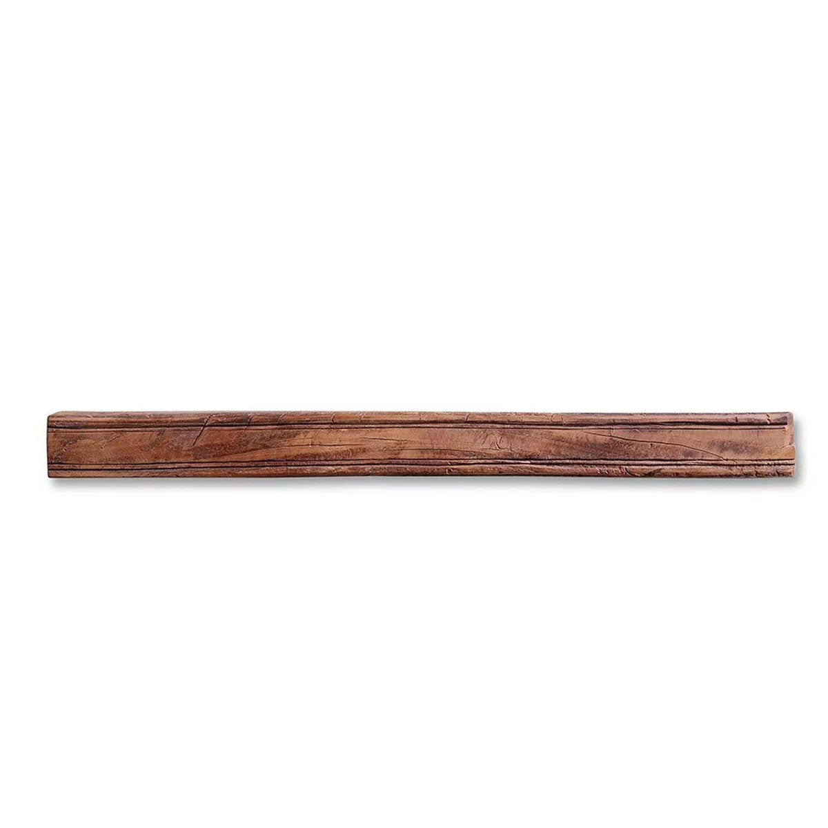 LS-LebenStil Möbel & Wohnen Wandregal 80cm Braun Fundholz Bilderregal