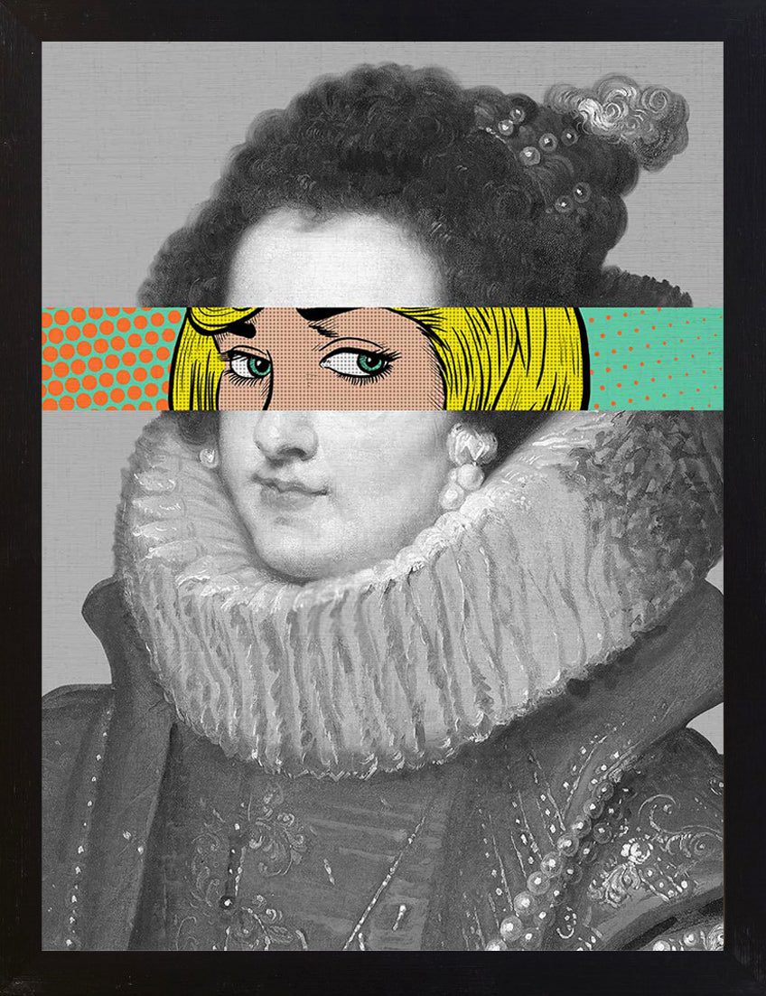 Mineheart Pop Portrait Gentildonna Poster 21x30cm
