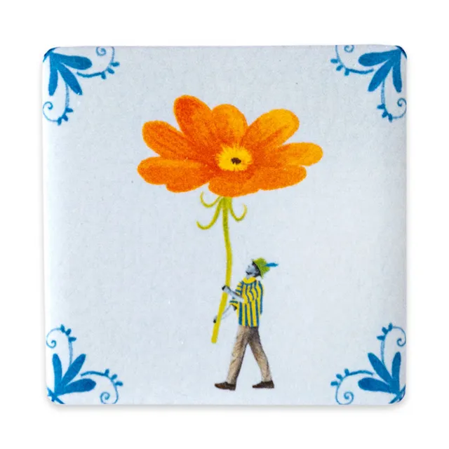 Storytiles Minis Bringing you a bloom Wandfliese Mini Blumenmotiv