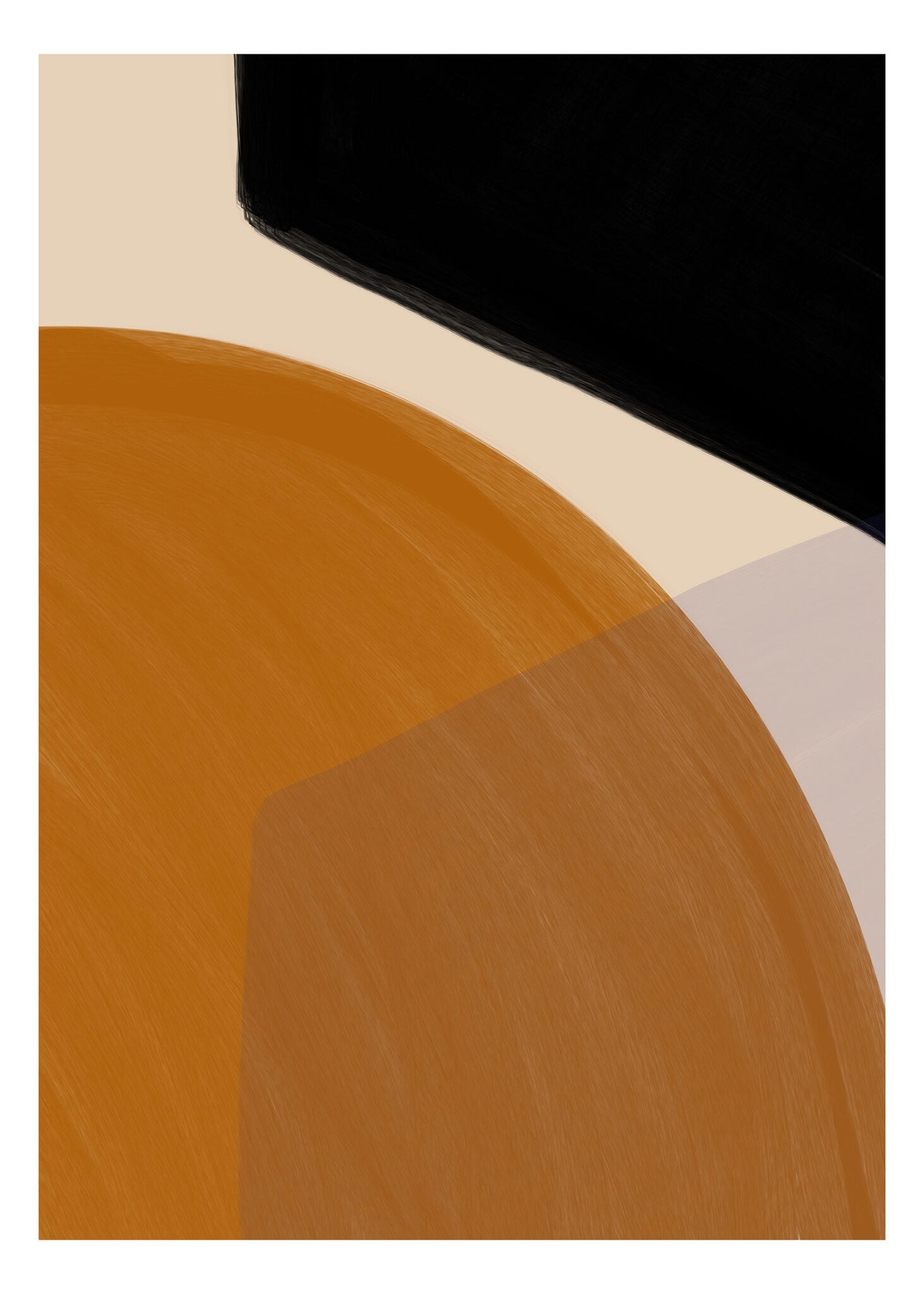 The Poster Club Foxtrot Poster 50x70 cm schwarz orange