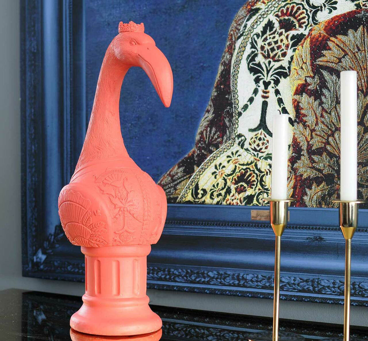 Mineheart Wall Art Princess Flaminia Leinwand 66x81cm pink