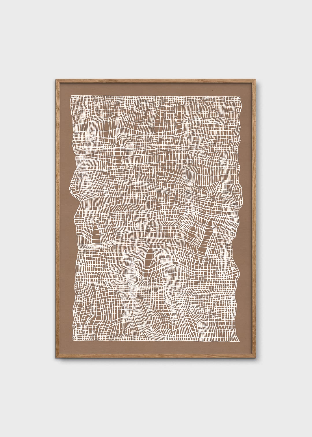 The Poster Club Art Prints Timeline Poster 30x40 cm braun