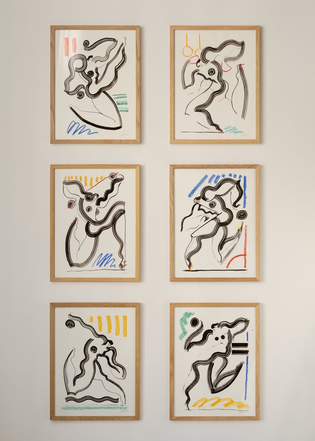The Poster Club Discus Poster 30x40 cm abstrakt farbig